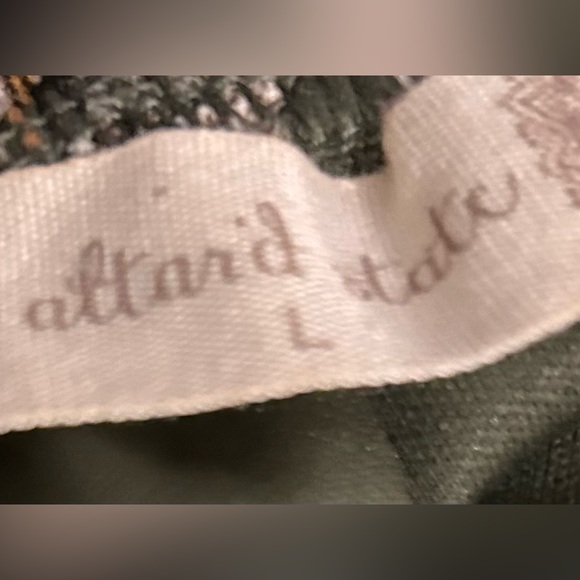 Altar’D State Olive Green print  mini dress in size Large. - Picture 5 of 5